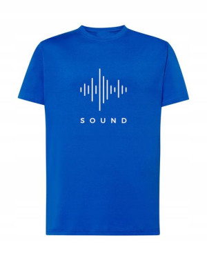 T-Shirt muzyczny nadruk art line SOUND r.M