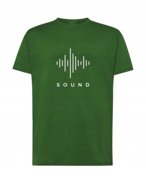 T-Shirt muzyczny nadruk art line SOUND r.S