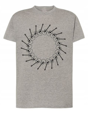 T-Shirt muzyczny nadruk gitara gitary r.3XL