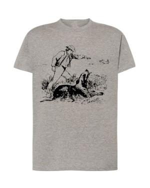 T-shirt Myśliwski Myśliwy Pies Nadruk R. 4xl