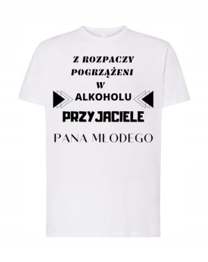 T-Shirt Na Wieczór Kawalerski Przyjaciele R.XS