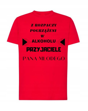 T-Shirt Na Wieczór Kawalerski Przyjaciele R.XXL