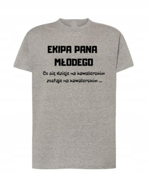 T-Shirt na wieczór kawalerski Rozm.L