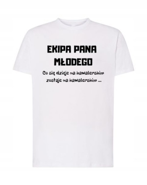 T-Shirt na wieczór kawalerski Rozm.XL