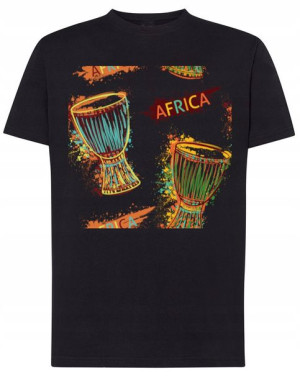 T-Shirt nadruk bębenki Afrykańskie Afryka r.3XL