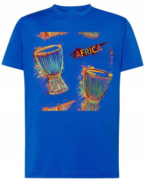 T-Shirt nadruk bębenki Afrykańskie Afryka r.4XL