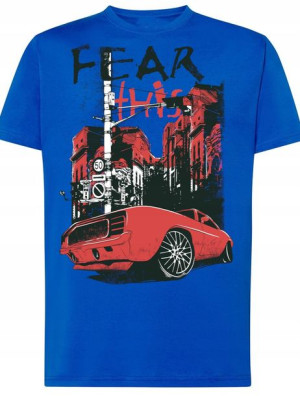 T-Shirt nadruk Doge Samochód Rozm.M