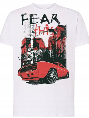 T-Shirt nadruk Doge Samochód Rozm.M
