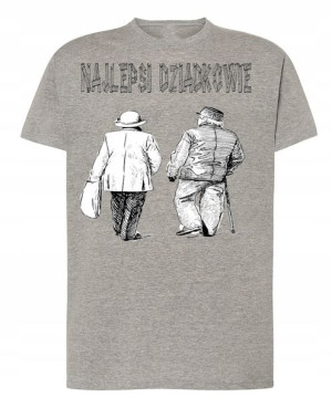 T-Shirt nadruk Dziadkowie Dzień Babci Dziadka L