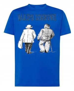 T-Shirt nadruk Dziadkowie Dzień Babci Dziadka L