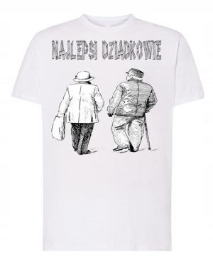 T-Shirt nadruk Dziadkowie Dzień Babci Dziadka S