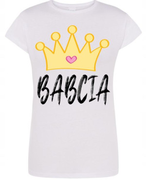 T-Shirt nadruk Dzień Babci Babcia Królowa r.L