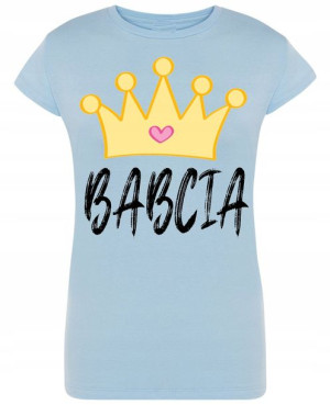 T-Shirt nadruk Dzień Babci Babcia Królowa r.M