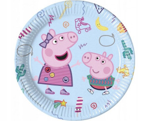 Talerzyki Papierowe "świnka Peppa"