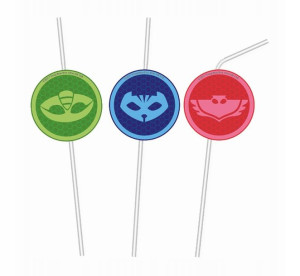 Słomki do picia "PJ MASKS" Pidżamersi