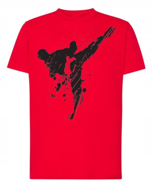 T-Shirt nadruk Karate taekwondo Rozm.S
