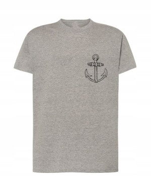 T-Shirt nadruk kotwica logo marynarz r.L