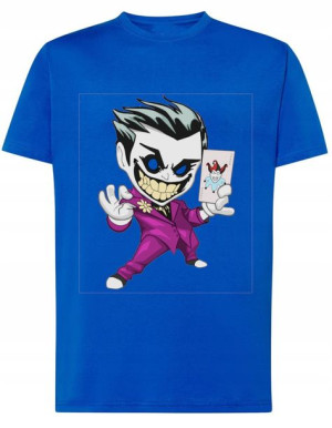 T-Shirt nadruk kreskówka Joker r.5XL