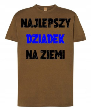 T-Shirt nadruk Najlepszy Dziadek Dzień Dziadka S