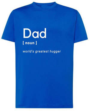 T-shirt nadruk najlepszy TATA na świecie Rozm.4XL