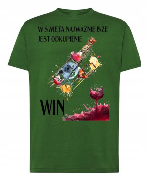 T-Shirt nadruk odkupienie Win Święta R.3XL