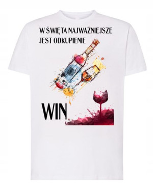 T-Shirt nadruk odkupienie Win Święta R.M