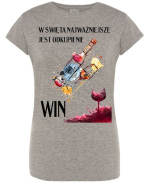 T-Shirt nadruk Odkupienie Win Święta R.XXL