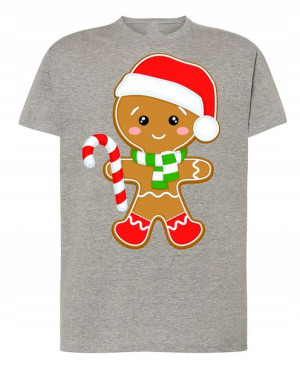 T-Shirt nadruk Świąteczne Ciastko R.4XL