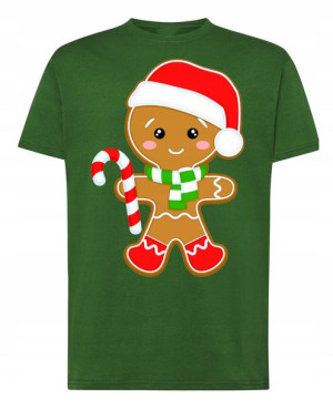 T-Shirt nadruk Świąteczne Ciastko R.L
