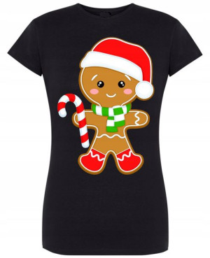 T-Shirt nadruk Świąteczne Ciastko R.L
