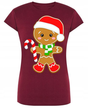 T-Shirt nadruk Świąteczne Ciastko R.S