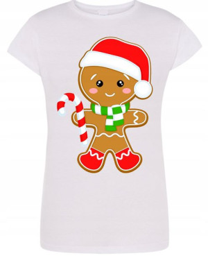 T-Shirt nadruk Świąteczne Ciastko R.S