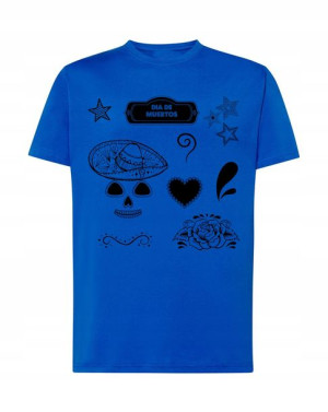 T-Shirt nadruk święto Día de Muertos r.4XL