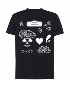 T-Shirt nadruk święto Día de Muertos r.L