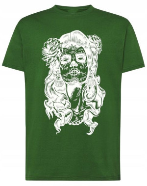 T-Shirt nadruk Twarz CZASZKA Kobieta r.3XL