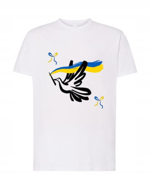 T-Shirt nadruk Ukraina Wolność Rozm.XS