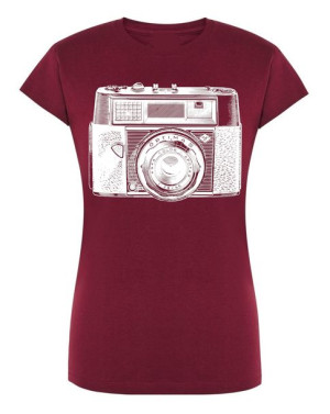 T-Shirt nadruk Vintage KAMERA APARAT r.S