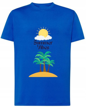 T-Shirt nadruk wakacyjny VIBE Rozm.L
