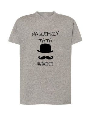 T-Shirt najlepszy tata nadruk na świecie Rozm.4XL