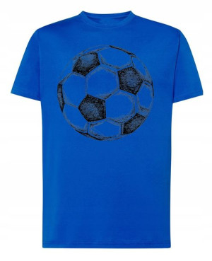 T-Shirt Piłkarski nadruk Piłka Nożna R.4XL