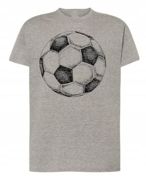 T-Shirt Piłkarski nadruk Piłka Nożna R.L