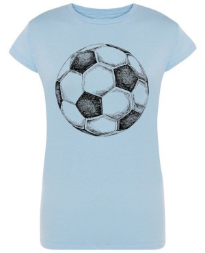 T-Shirt Piłkarski nadruk Piłka Nożna R.L