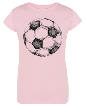 T-Shirt Piłkarski nadruk Piłka Nożna R.XL