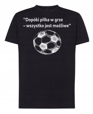 T-Shirt piłkarski nadruk piłka w grze R.XS