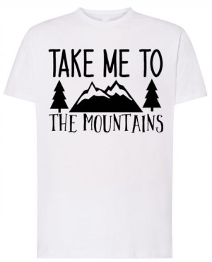 T-shirt Podróżniczy Góry Modny Rozm.xxl