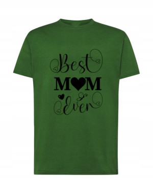 T-Shirt PREZENT nadruk Najlepsza mama Rozm.S