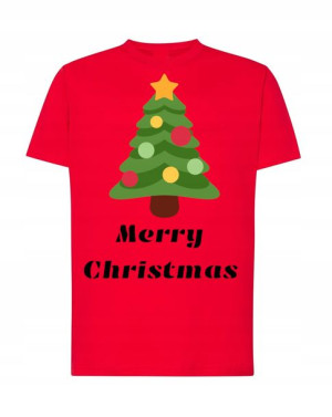 T-Shirt Świąteczny Choinka Christmas R.4XL