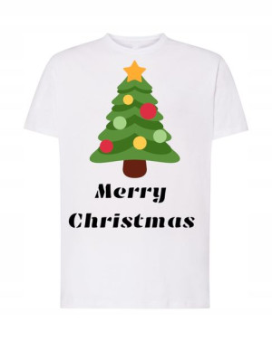 T-Shirt Świąteczny Choinka Christmas R.4XL