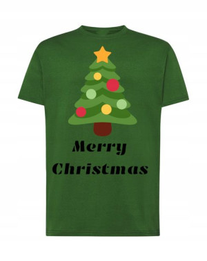 T-Shirt Świąteczny Choinka Christmas R.XXL