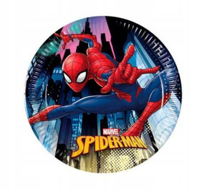 Talerzyki papierowe Spiderman Spidermen